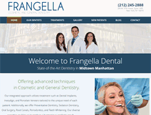 Tablet Screenshot of drfrangella.com